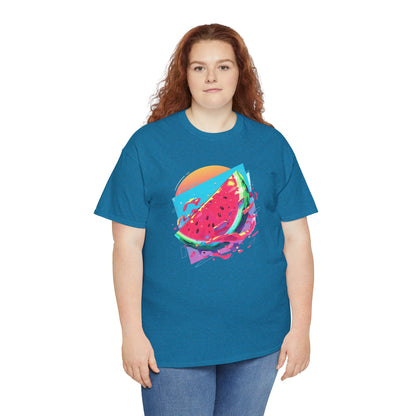 Summer Watermelon Unisex Heavy Cotton Tee