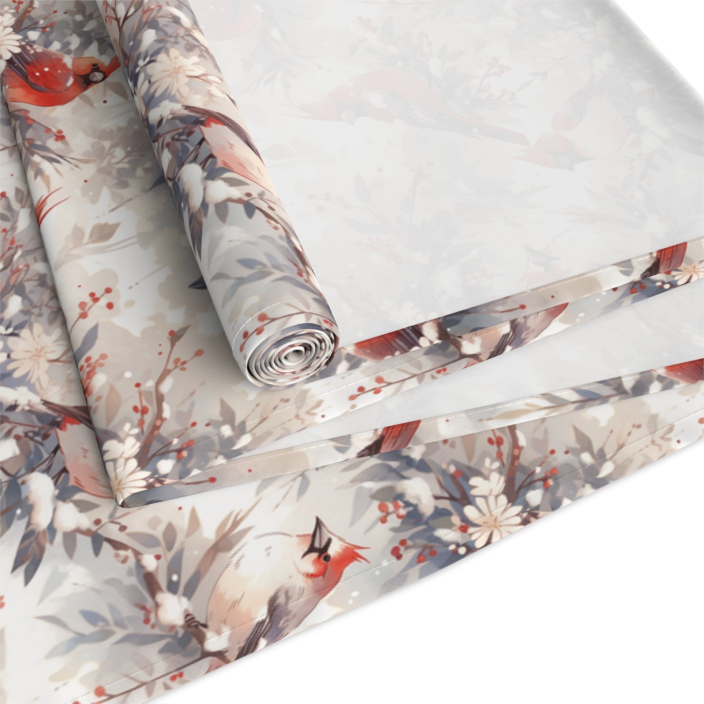 Winter Cardinals Table Runner (Cotton, Poly)