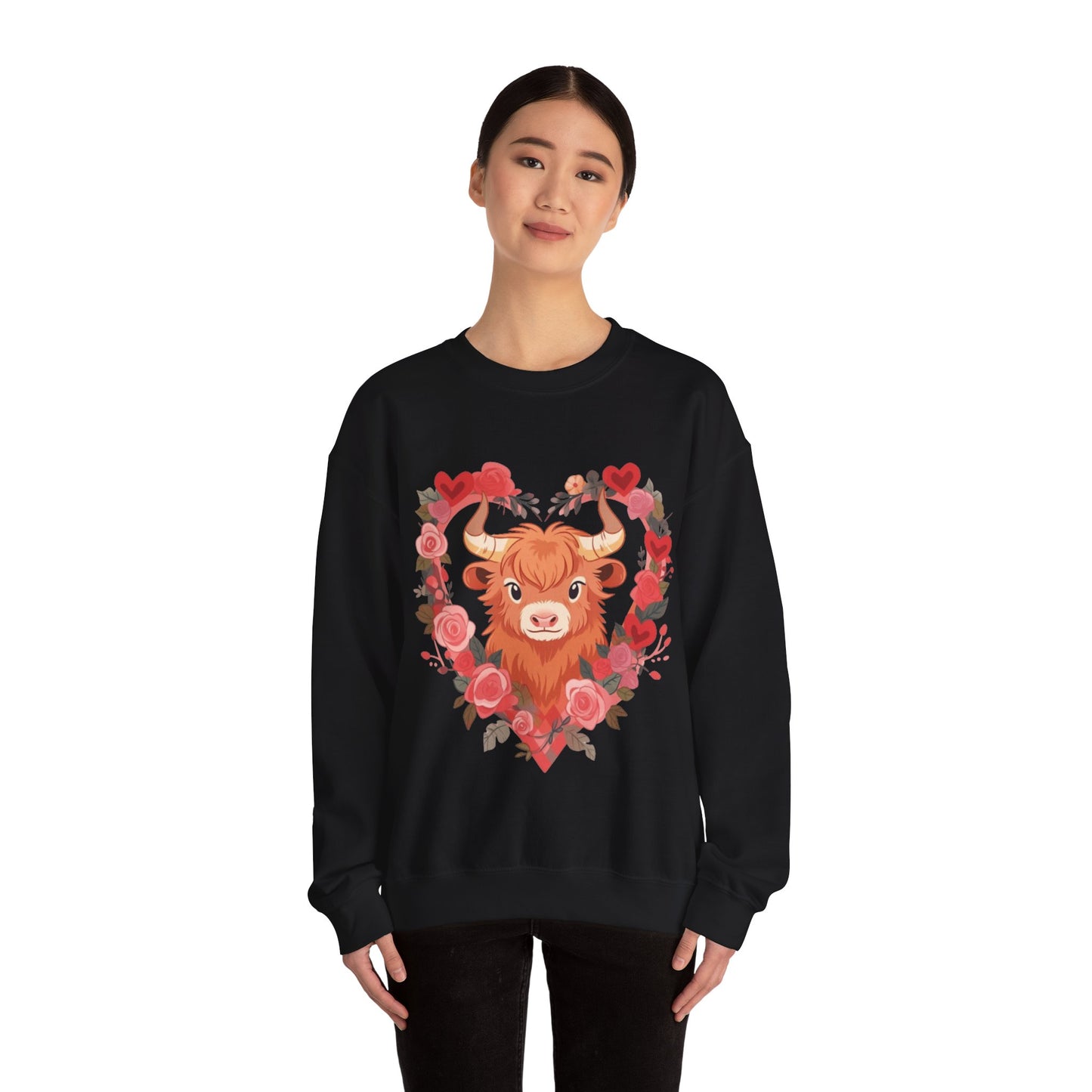 Moo Moo Love Unisex Heavy Blend™ Crewneck Sweatshirt