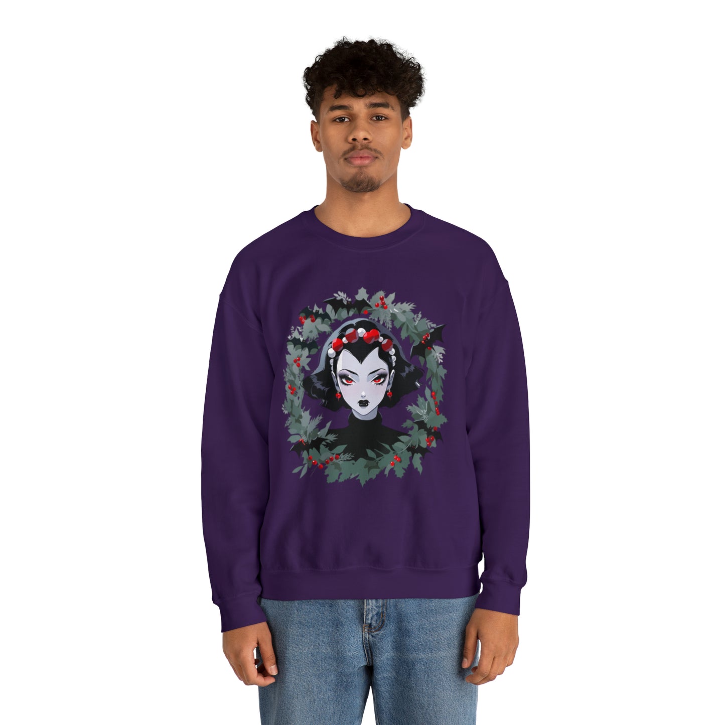 Vampire Wreath Unisex Heavy Blend™ Crewneck Sweatshirt