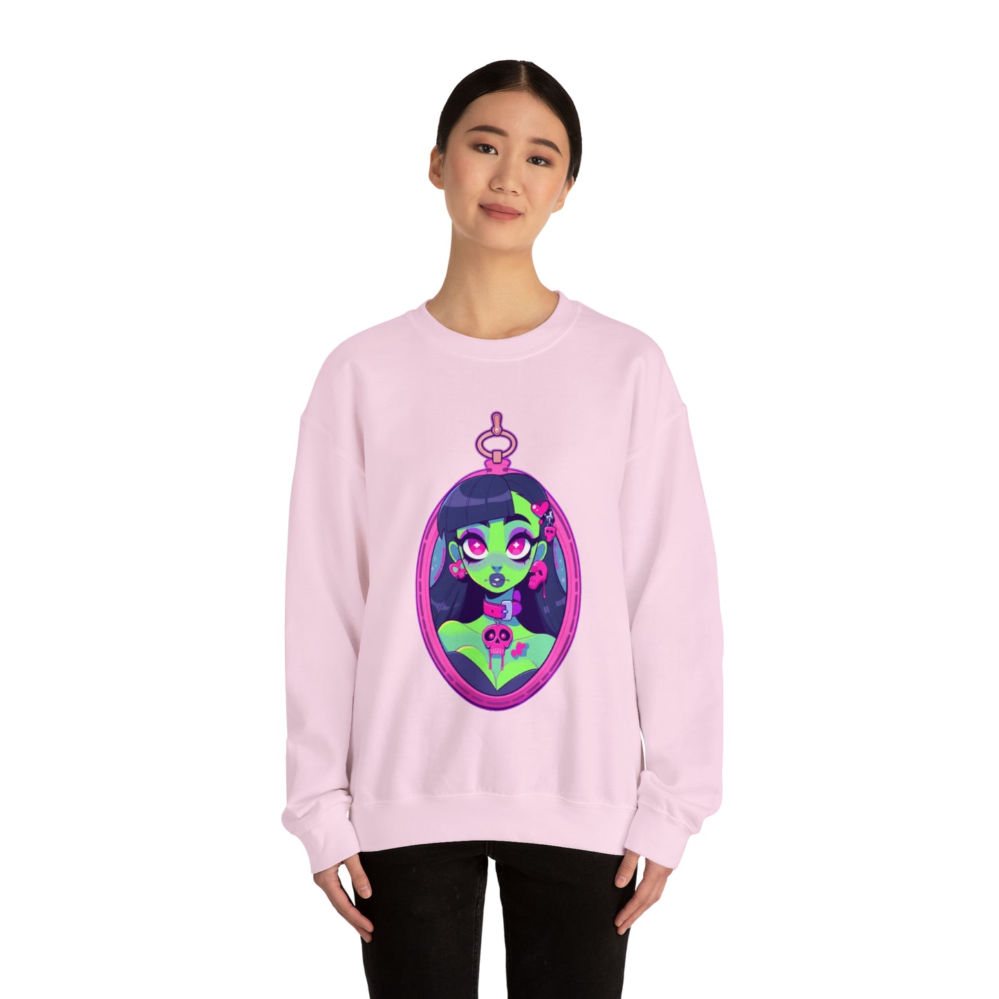 Zombie Locket Unisex Heavy Blend™ Crewneck Sweatshirt