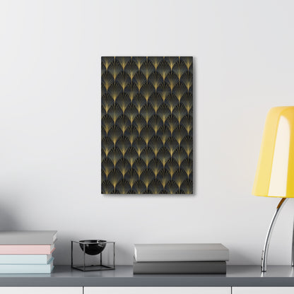 Art Deco Fans Canvas Gallery Wrap