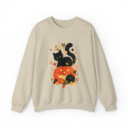 Spooky Kitty Unisex Heavy Blend™ Crewneck Sweatshirt