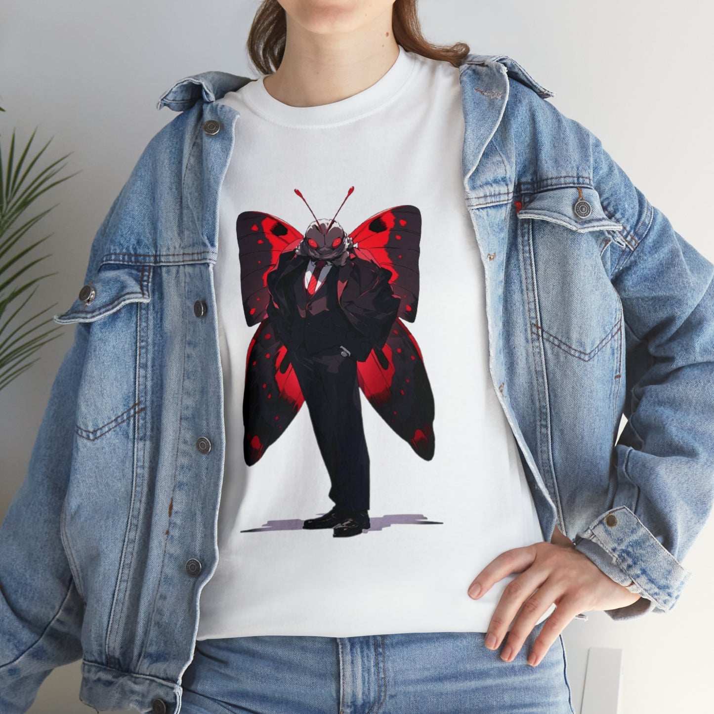Mothman Unisex Heavy Cotton Tee