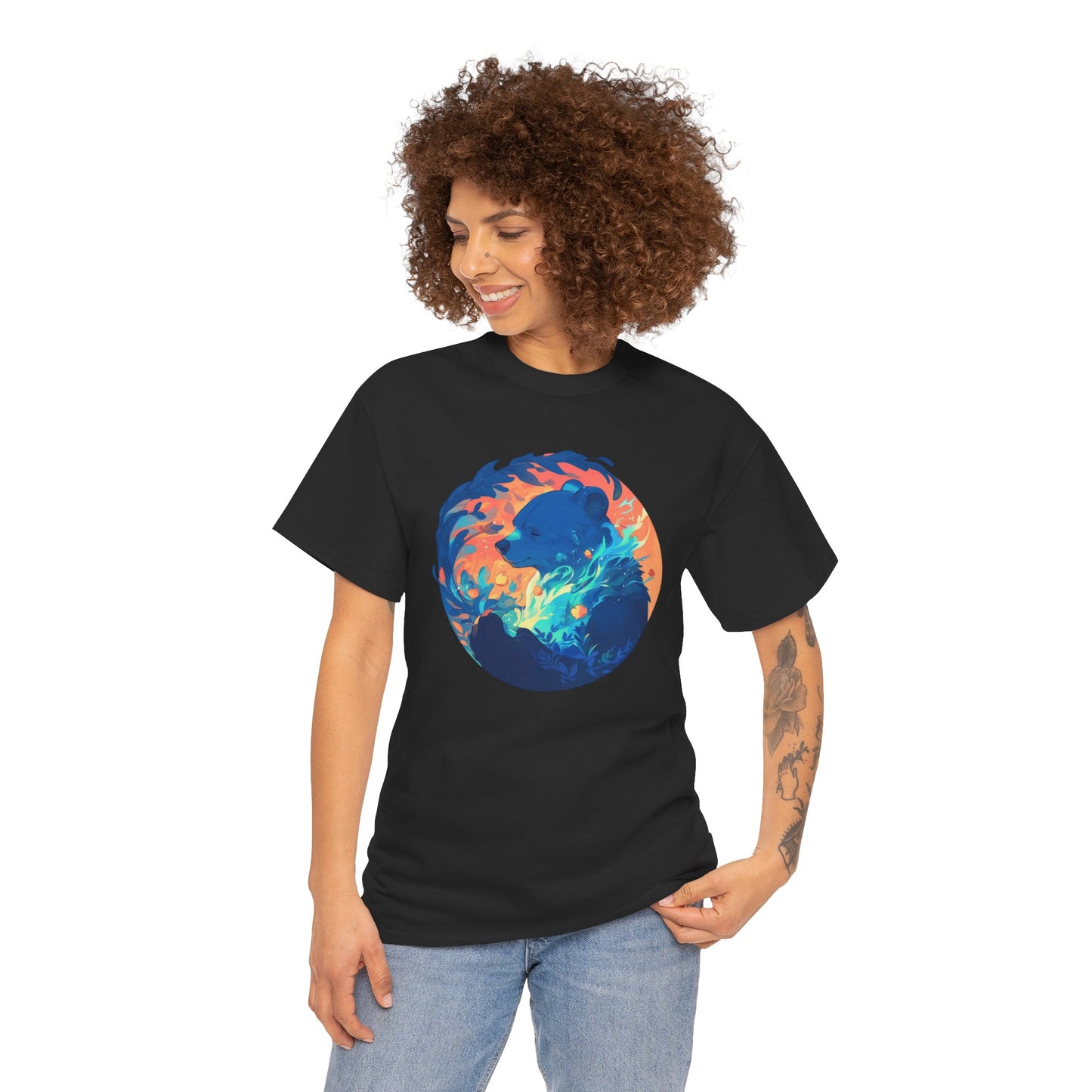 Elemental Bear Unisex Heavy Cotton Tee