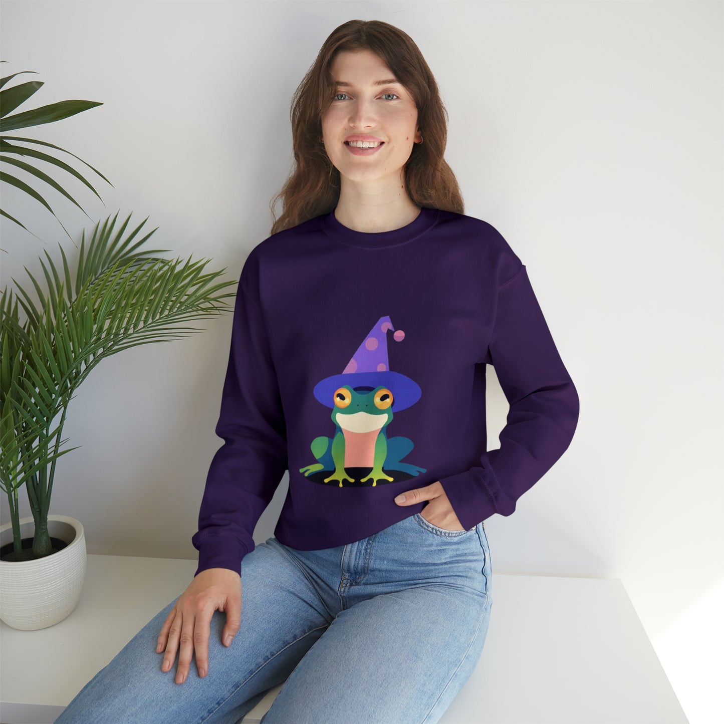 Wizard Frog Unisex Heavy Blend™ Crewneck Sweatshirt