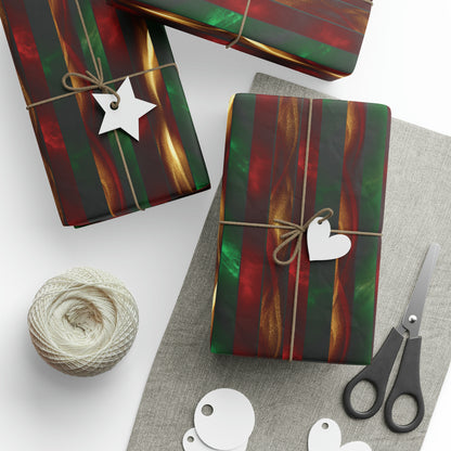 Festive Stripes Wrapping Papers
