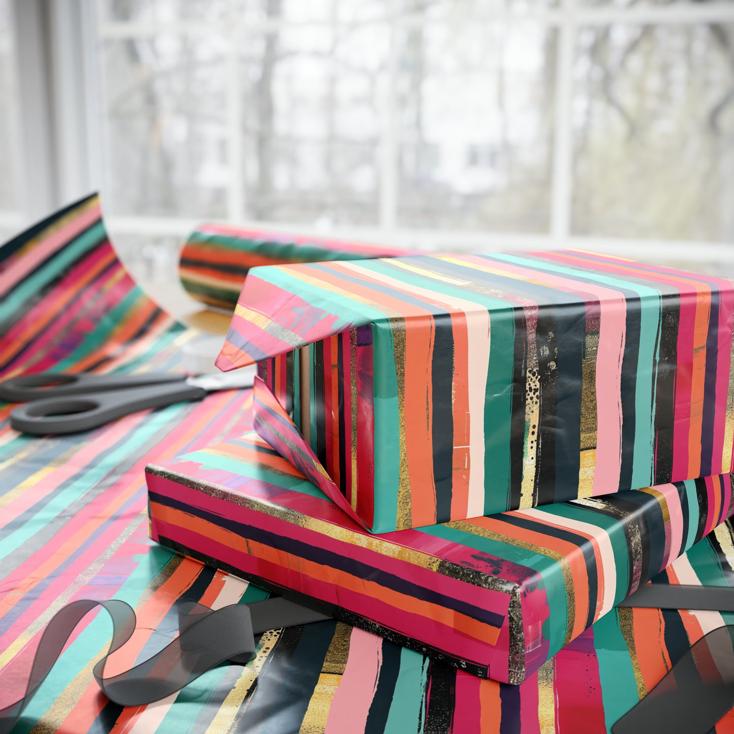 Silly Stripes Wrapping Papers