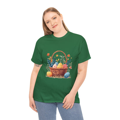 Easter Basket Unisex Heavy Cotton Tee