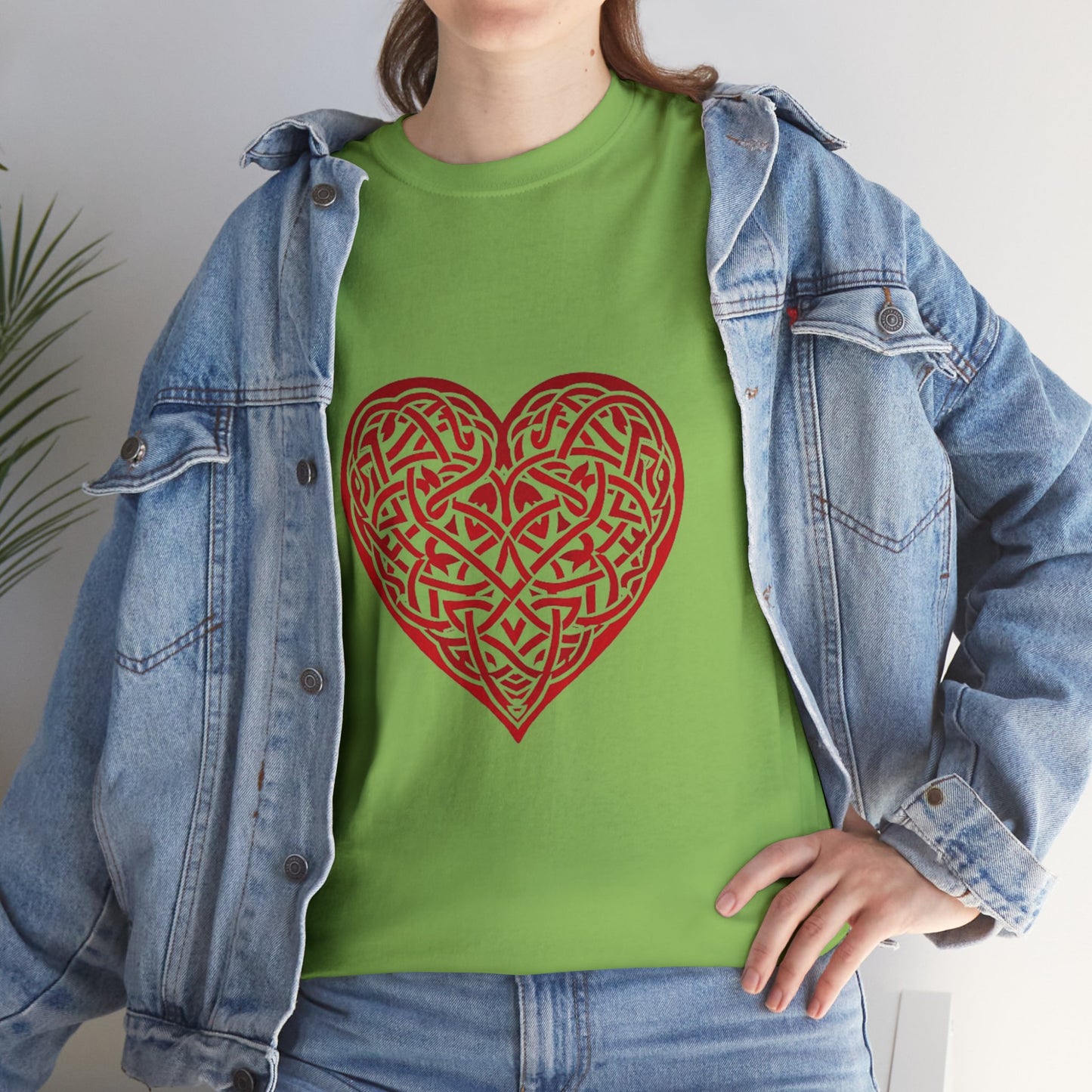Celtic Heart Unisex Heavy Cotton Tee