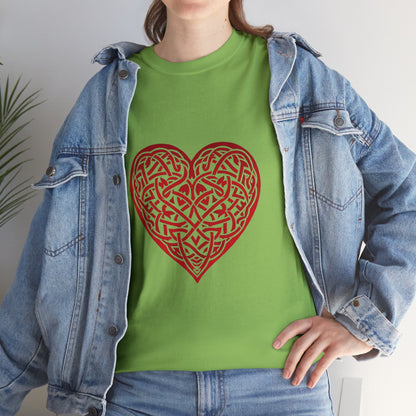 Celtic Heart Unisex Heavy Cotton Tee