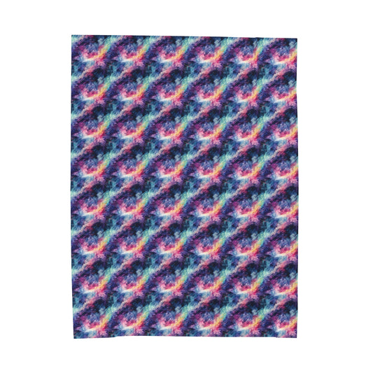 Spectral Storm Velveteen Plush Blanket