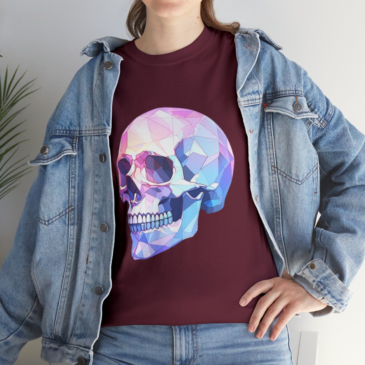 Geo Skull Unisex Heavy Cotton Tee