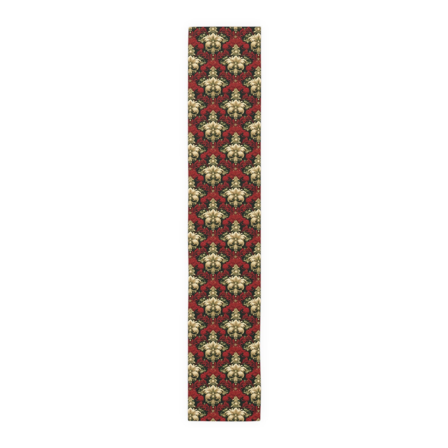 Christmas Damask Table Runner (Cotton, Poly)