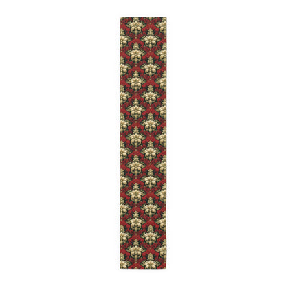 Christmas Damask Table Runner (Cotton, Poly)