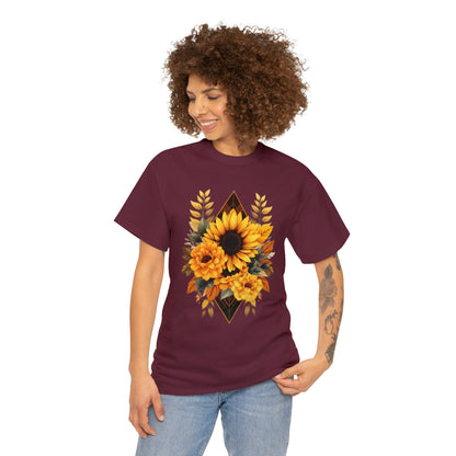 Sunflowers Unisex Heavy Cotton Tee