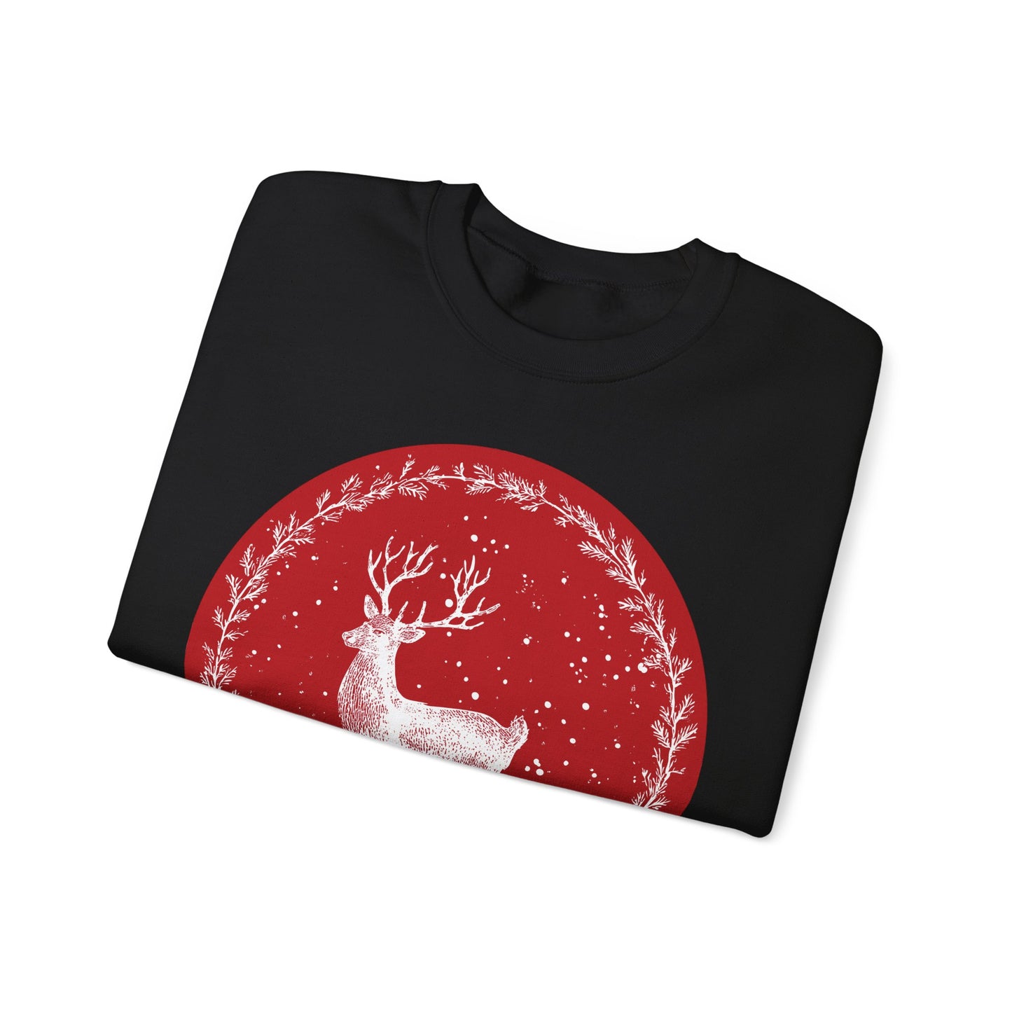 Rustic Deer Unisex Heavy Blend™ Crewneck Sweatshirt