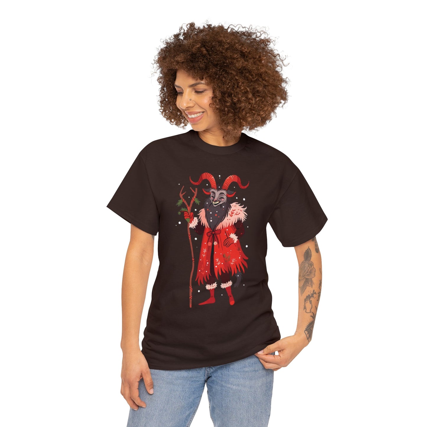 Merry Krampus Unisex Heavy Cotton Tee
