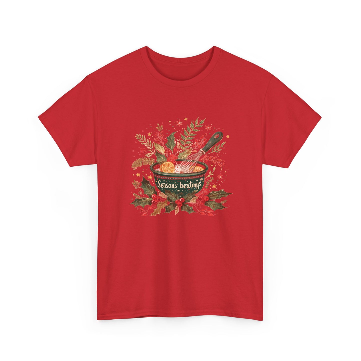 Season's Beatings (Baking) Unisex Heavy Cotton Tee