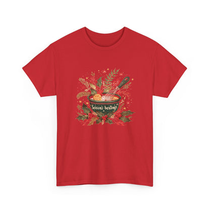 Season's Beatings (Baking) Unisex Heavy Cotton Tee