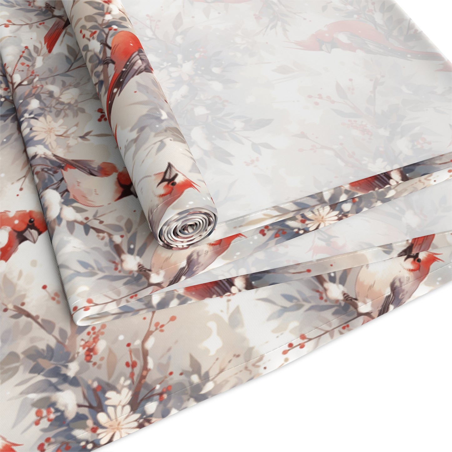 Winter Cardinals Table Runner (Cotton, Poly)