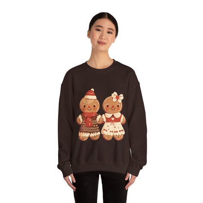 Gingerbread Couple Unisex Heavy Blend™ Crewneck Sweatshirt