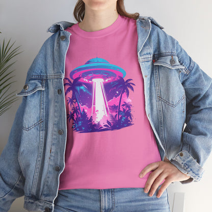 Tropical UFO Unisex Heavy Cotton Tee