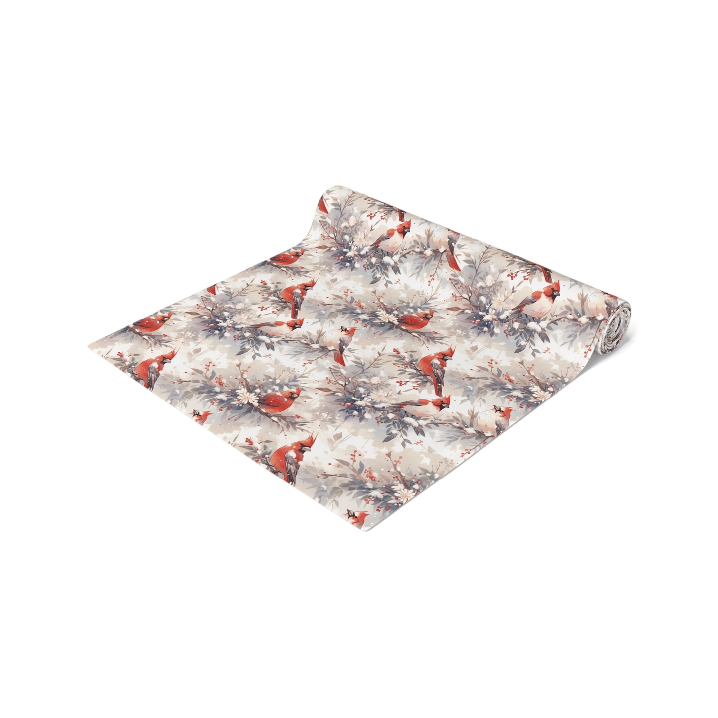 Winter Cardinals Table Runner (Cotton, Poly)