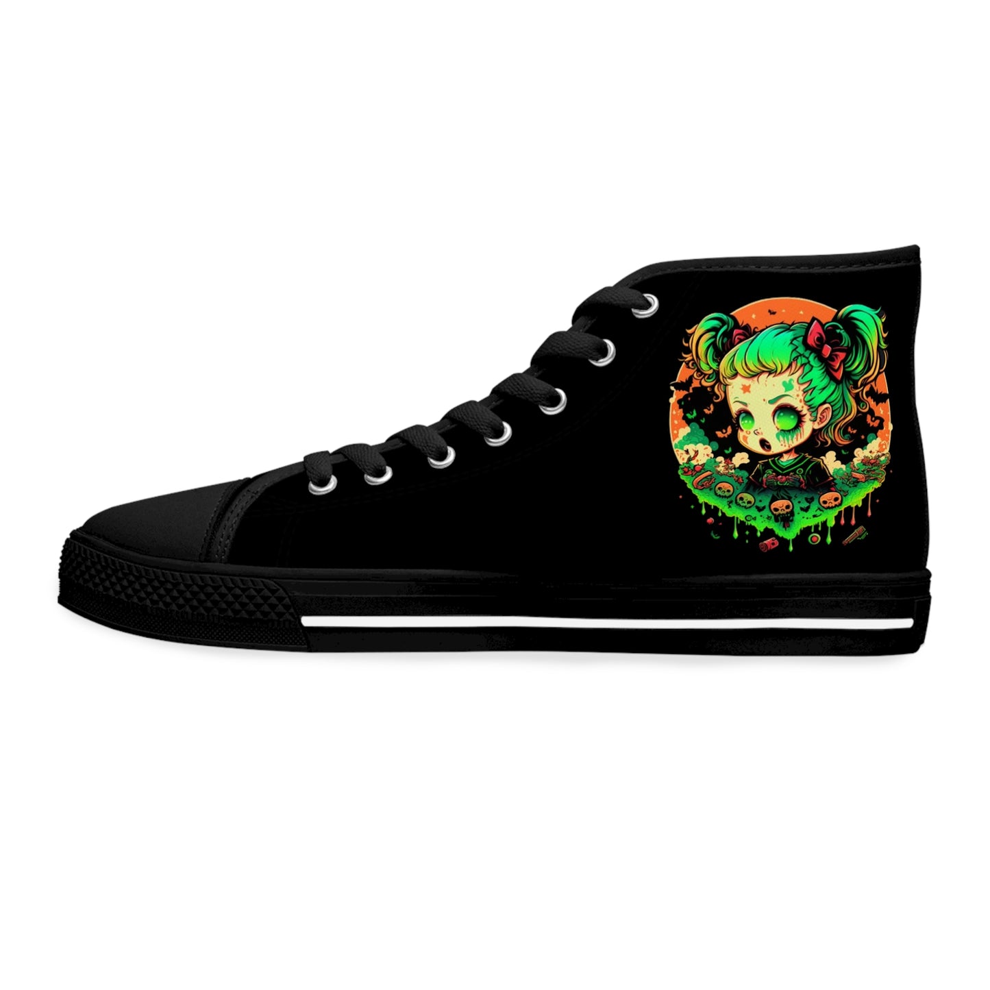 Harvest Moon Zombie Women's High Top Sneakers
