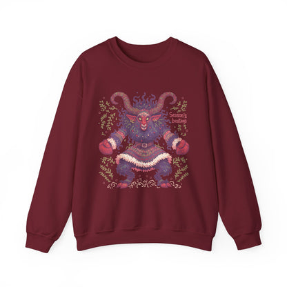 Season's Beatings (Krampus) Unisex Heavy Blend™ Crewneck Sweatshirt