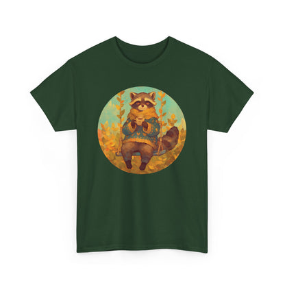 Cocoa Raccoon Unisex Heavy Cotton Tee