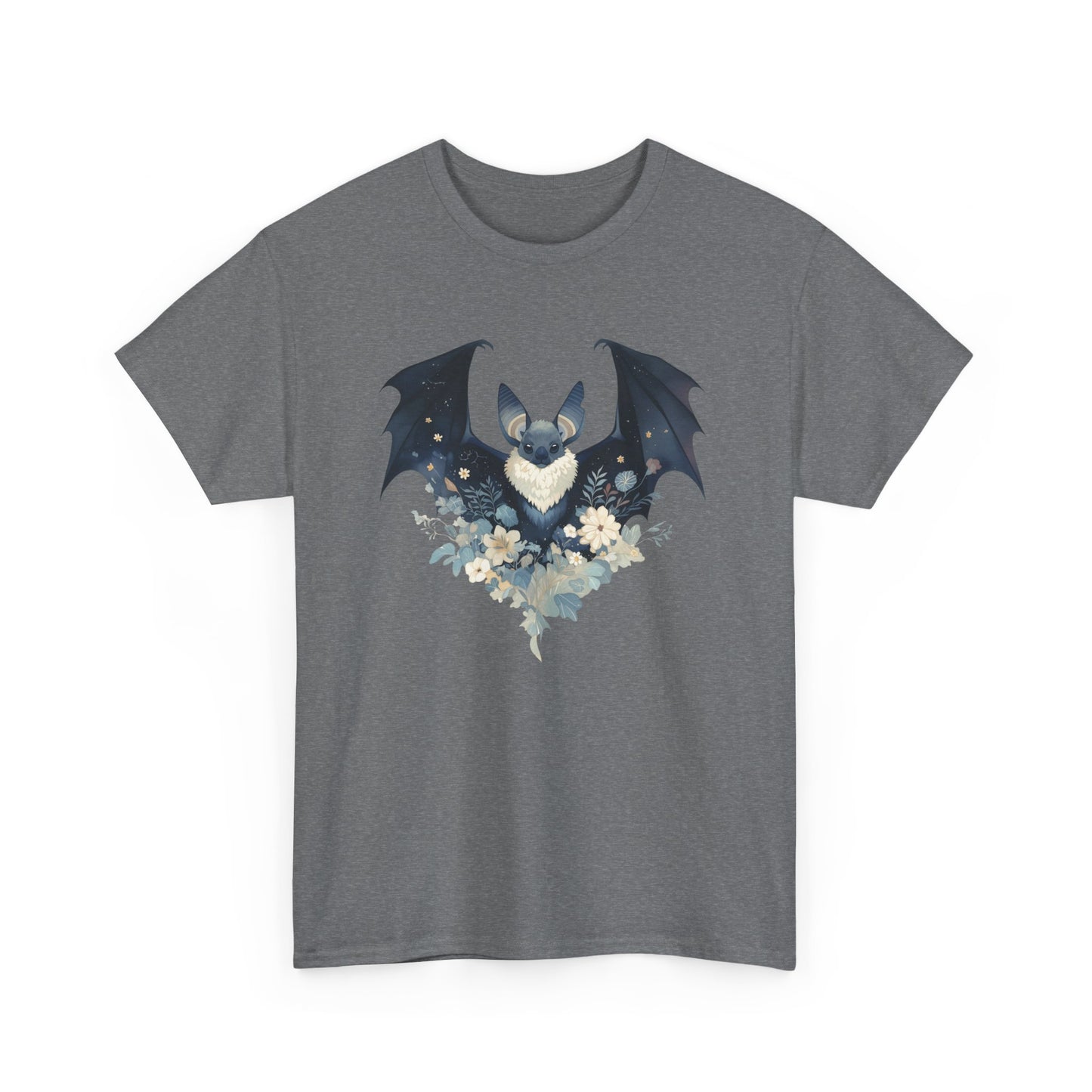 Midnight Bat Unisex Heavy Cotton Tee