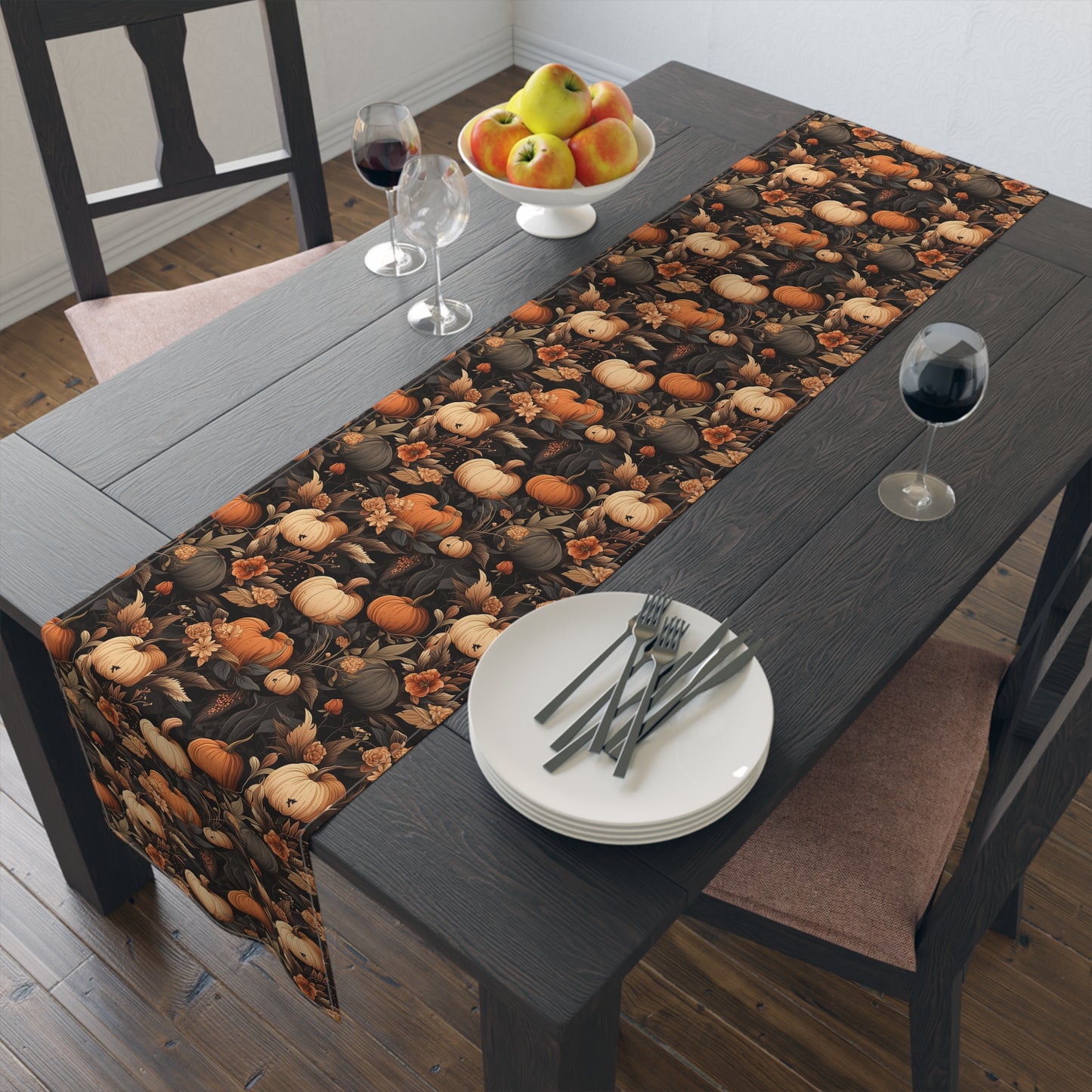 Pumpkin Harvest Table Runner (Cotton, Poly)