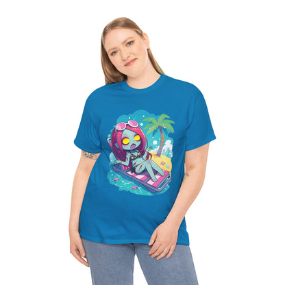 Beach Babe Zombie Unisex Heavy Cotton Tee