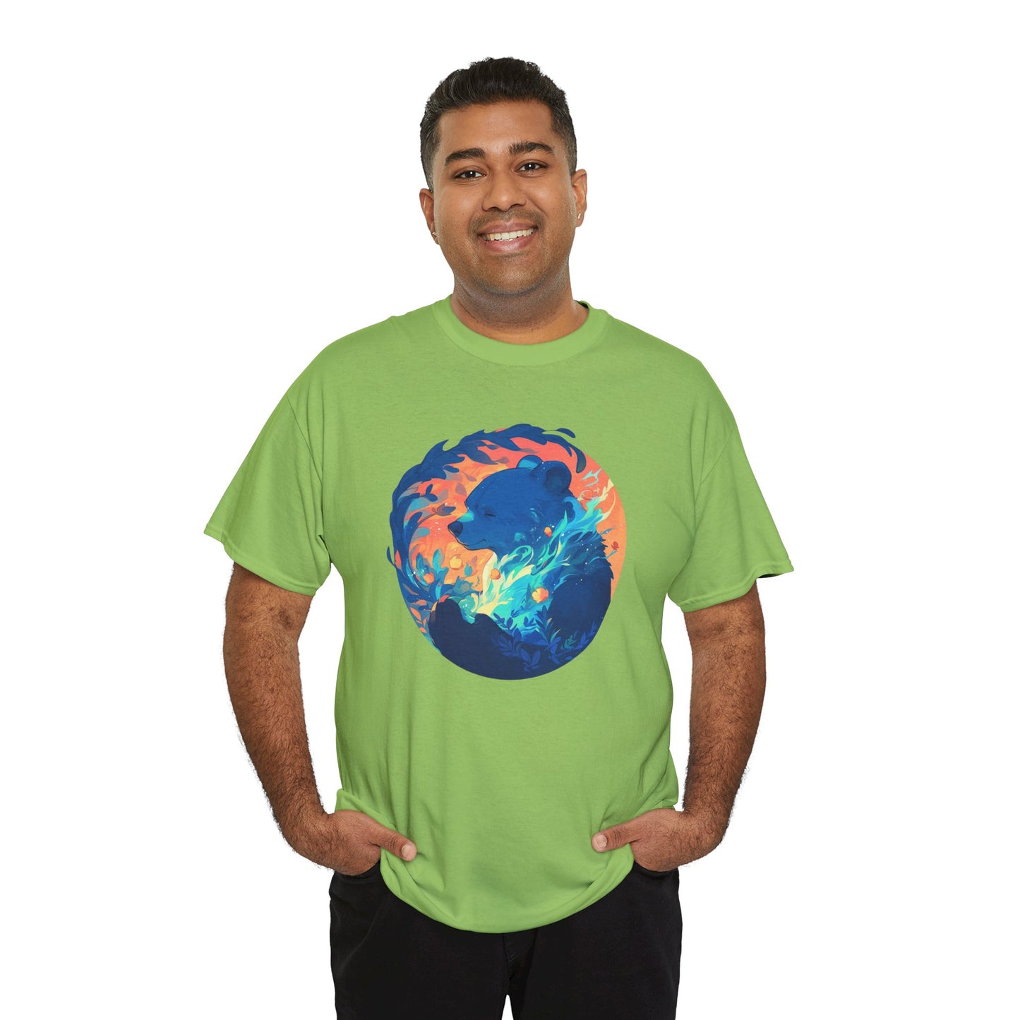 Elemental Bear Unisex Heavy Cotton Tee