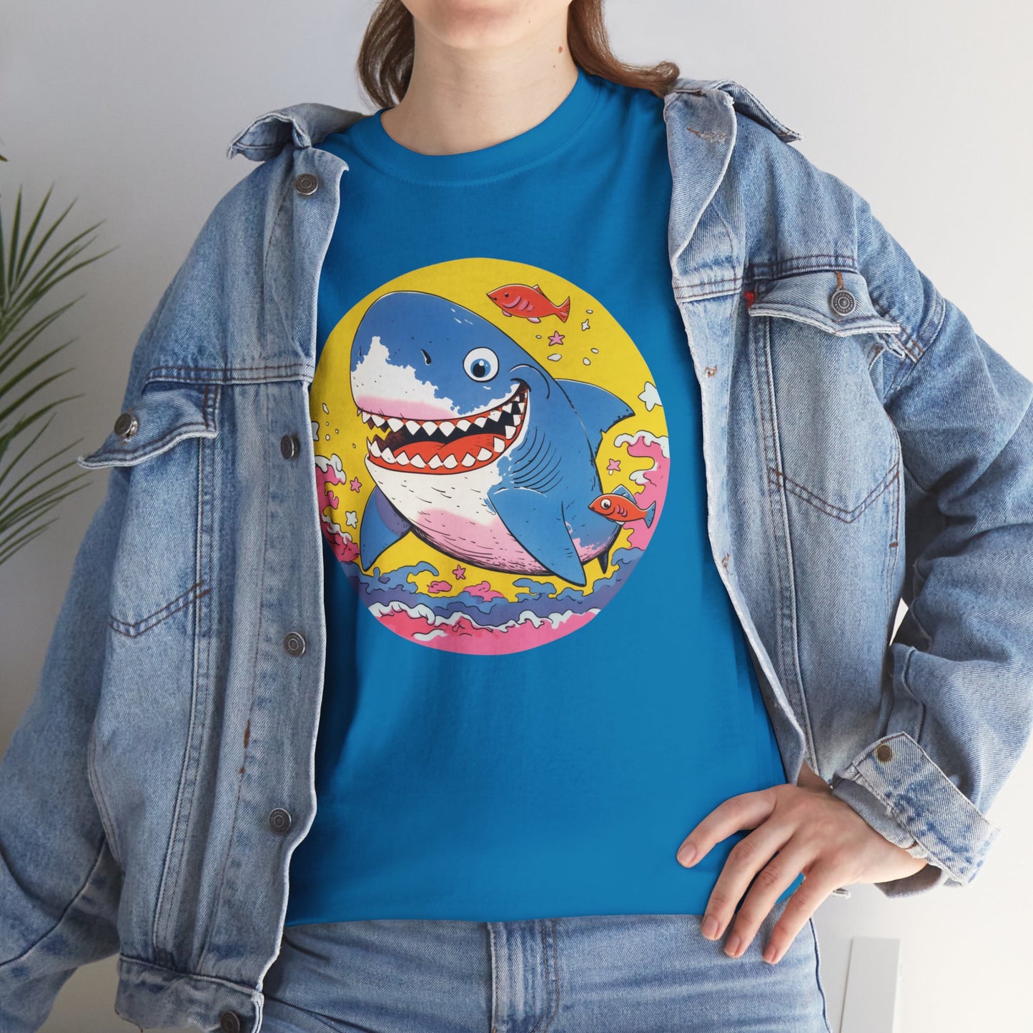Shark Unisex Heavy Cotton Tee