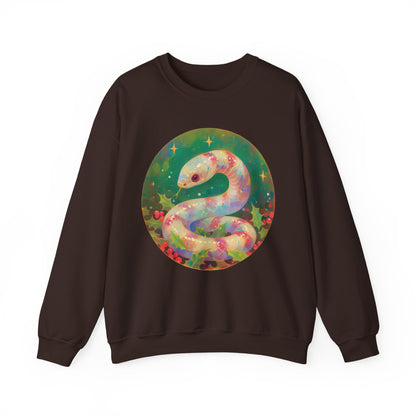 Candy Stripe Snake Unisex Heavy Blend™ Crewneck Sweatshirt