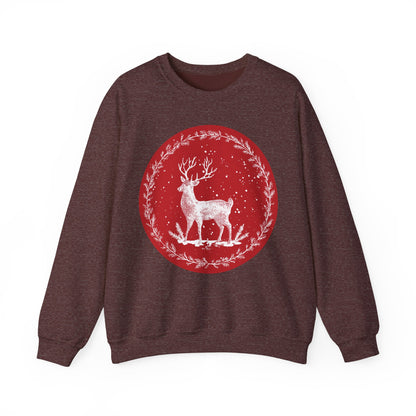 Rustic Deer Unisex Heavy Blend™ Crewneck Sweatshirt
