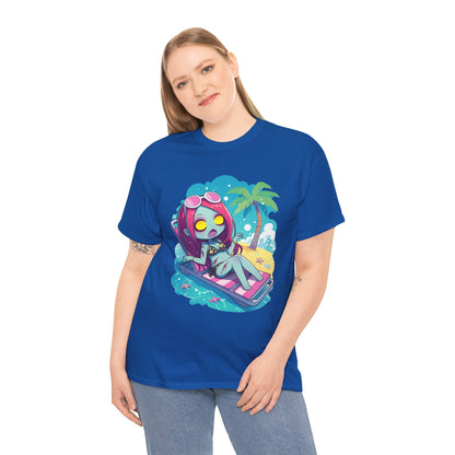Beach Babe Zombie Unisex Heavy Cotton Tee