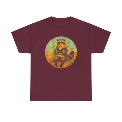 Cocoa Raccoon Unisex Heavy Cotton Tee