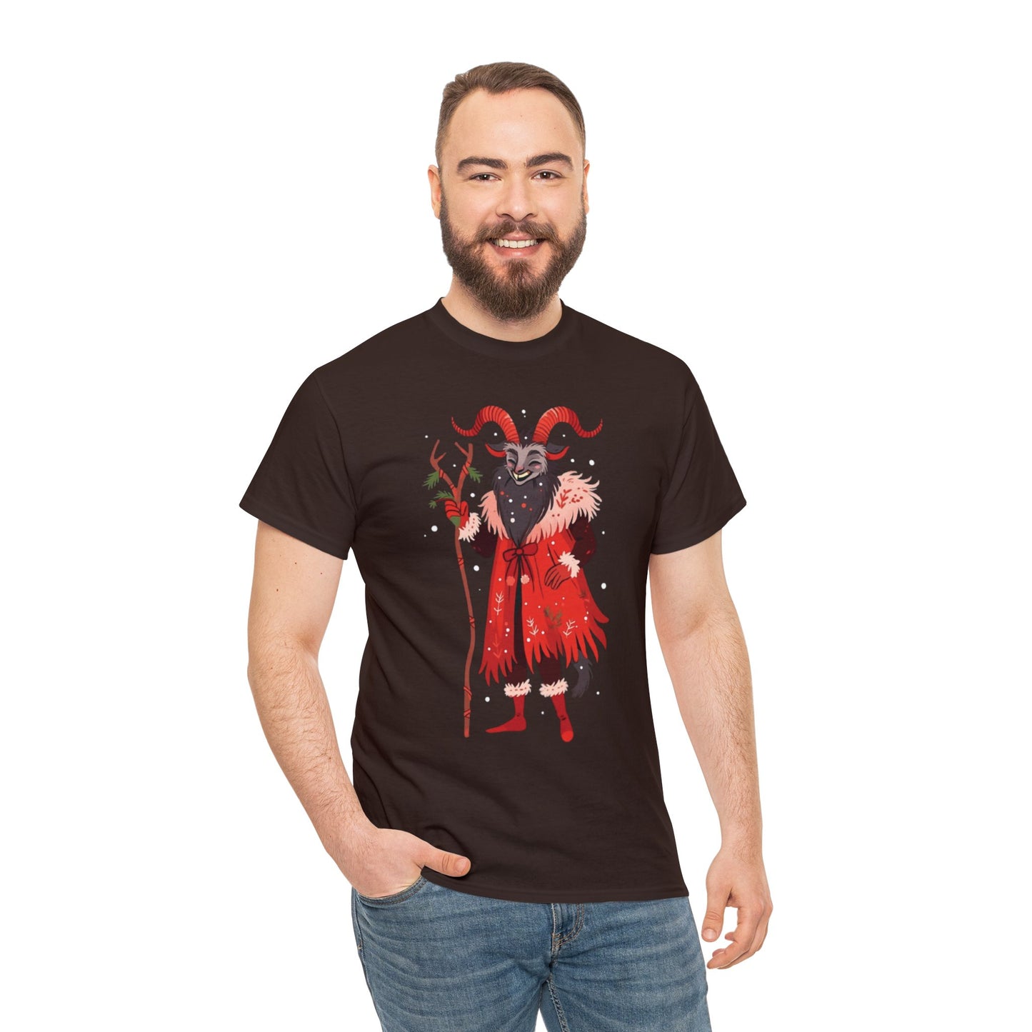 Merry Krampus Unisex Heavy Cotton Tee