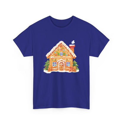 Gingerbread House Unisex Heavy Cotton Tee
