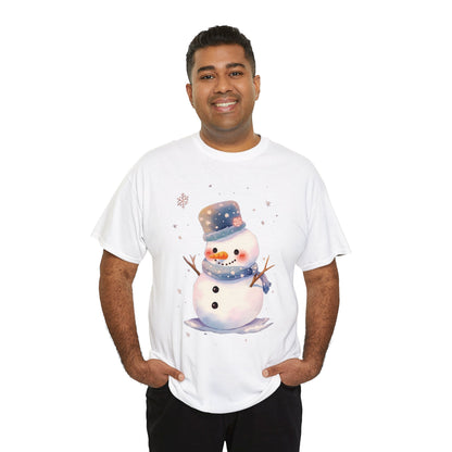 Snowman Unisex Heavy Cotton Tee