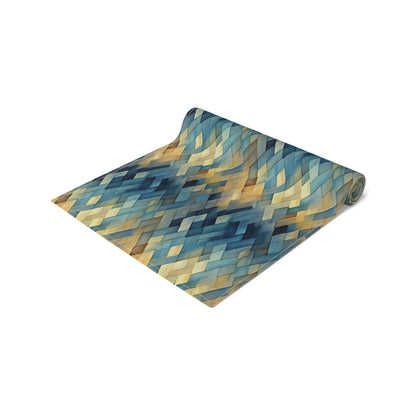 Basket Weave Table Runner (Cotton, Poly)