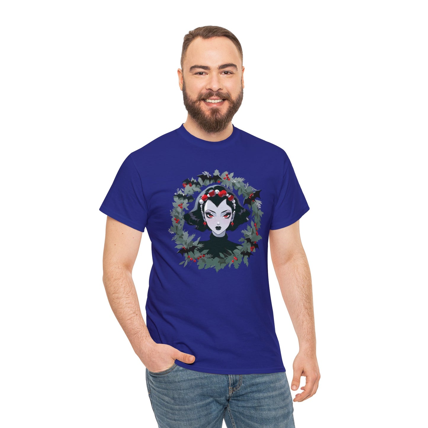 Vampire Wreath Unisex Heavy Cotton Tee