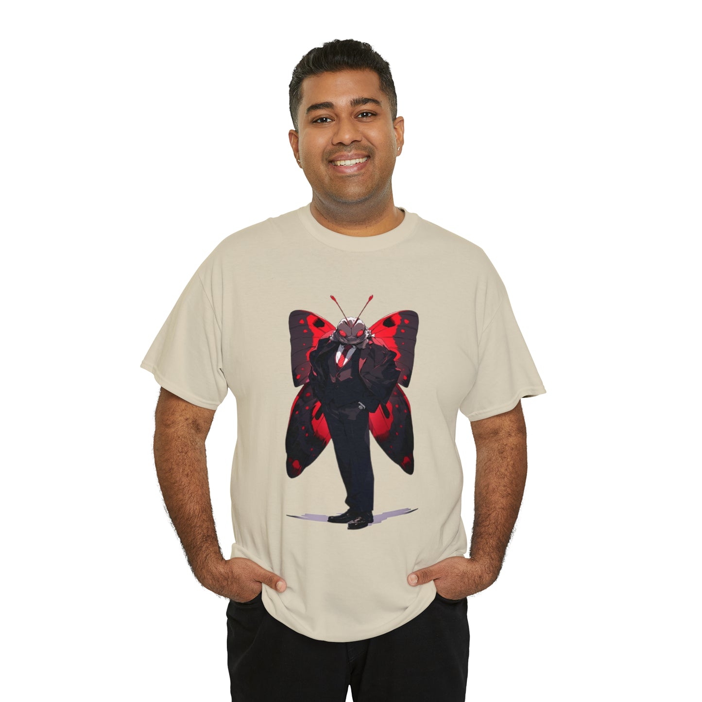 Mothman Unisex Heavy Cotton Tee