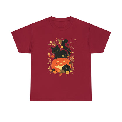 Spooky Kitty Unisex Heavy Cotton Tee