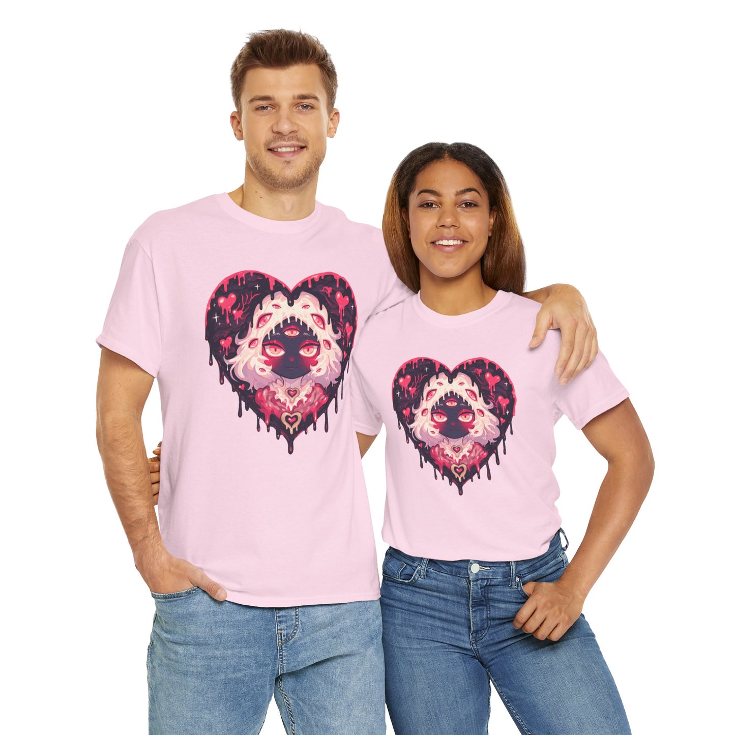 Melty Heart Unisex Heavy Cotton Tee