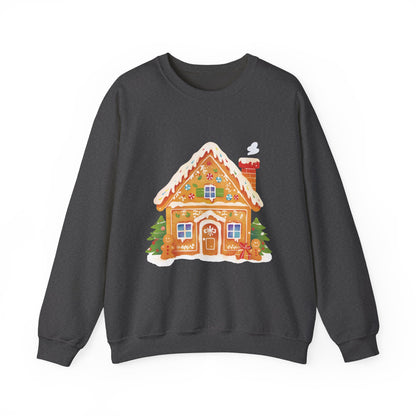 Gingerbread House Unisex Heavy Blend™ Crewneck Sweatshirt