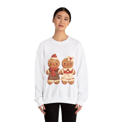 Gingerbread Couple Unisex Heavy Blend™ Crewneck Sweatshirt